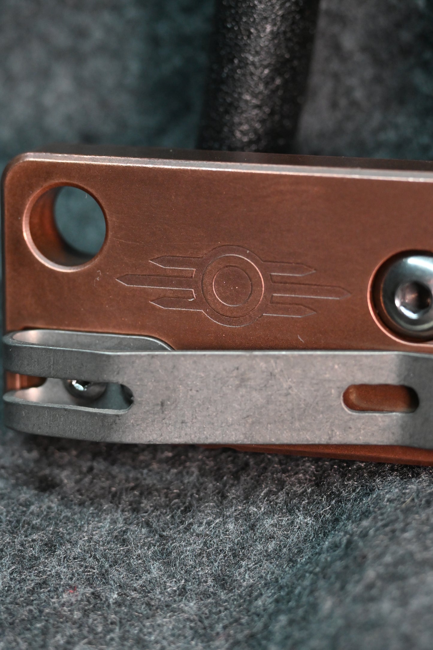 Fallout Combo Copper Cobra 5" w/ Textured Grips & Turnback Knife Co V2