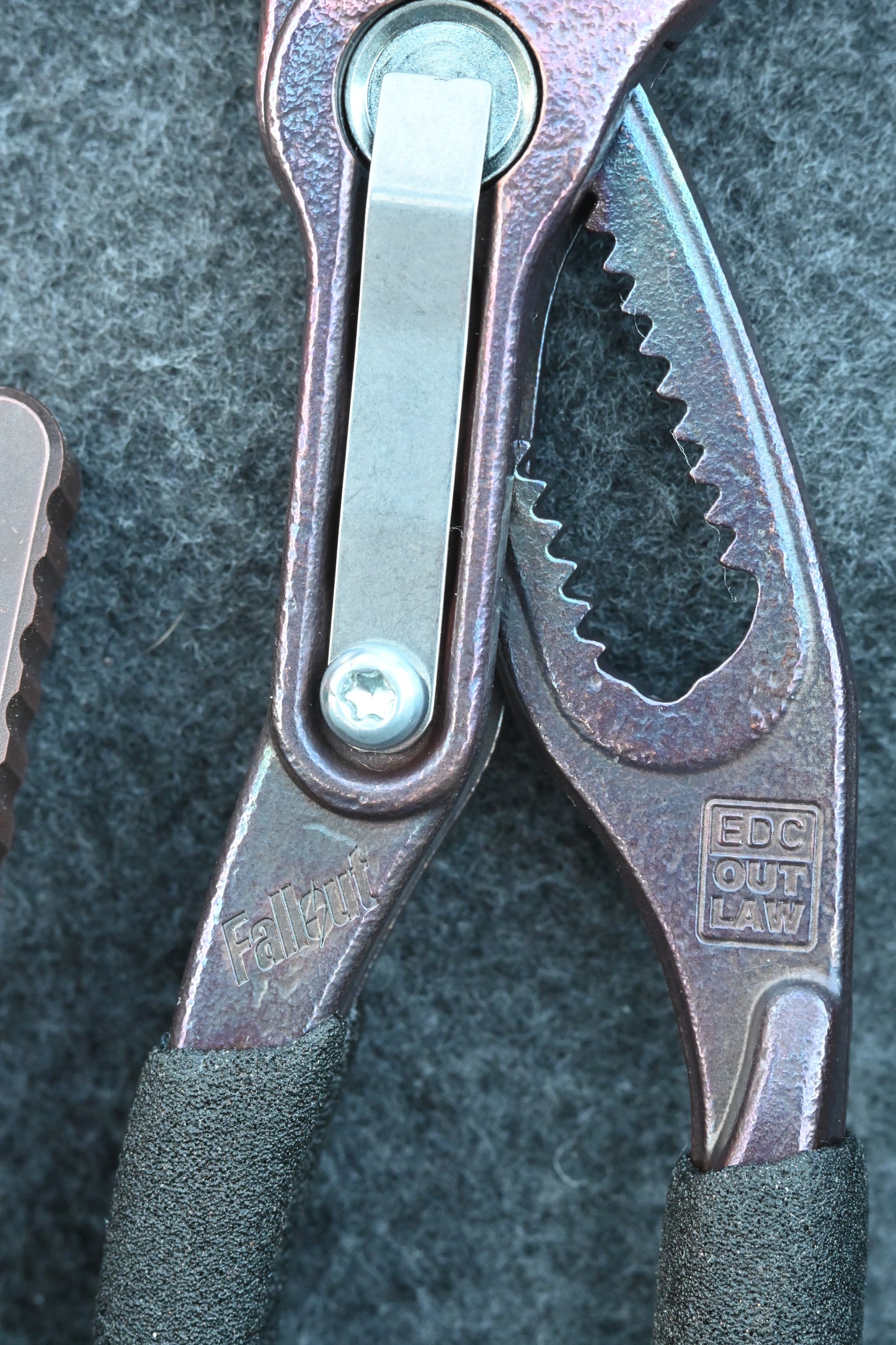 Fallout Combo Copper Cobra 5" w/ Textured Grips & Turnback Knife Co V2