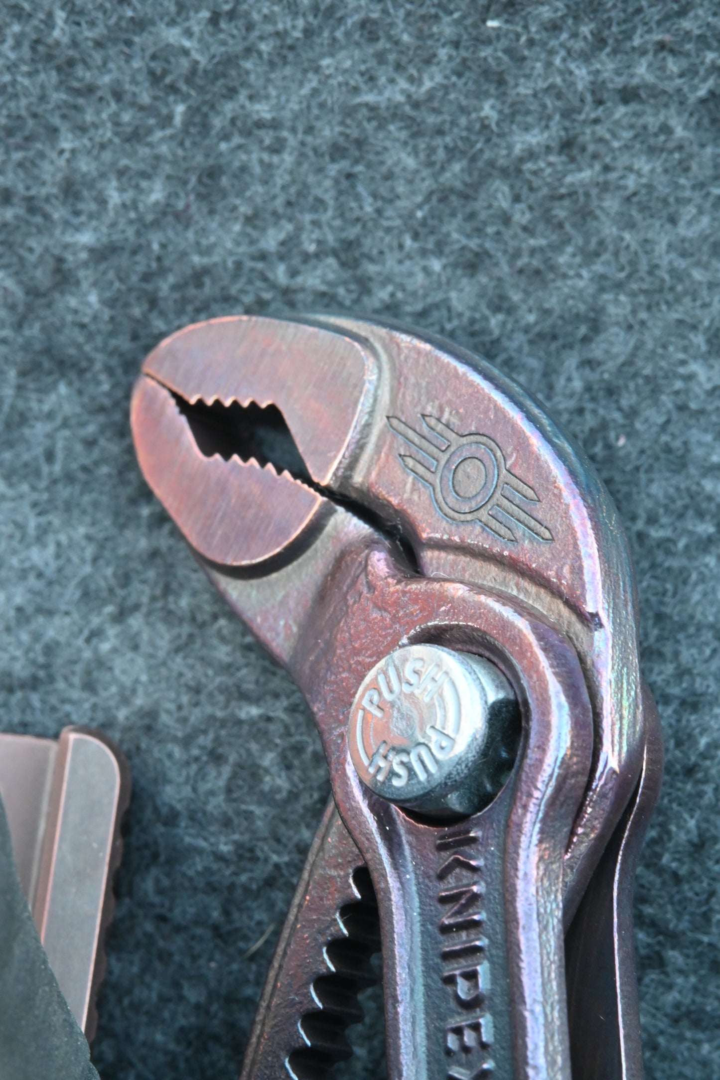 Fallout Combo Copper Cobra 5" w/ Textured Grips & Turnback Knife Co V2