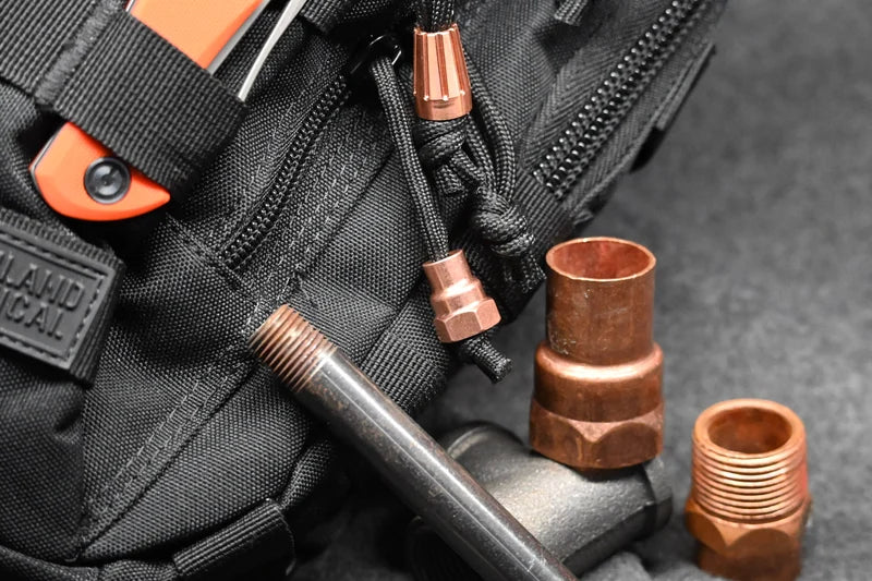 Plumber's Copper Lanyard Bead