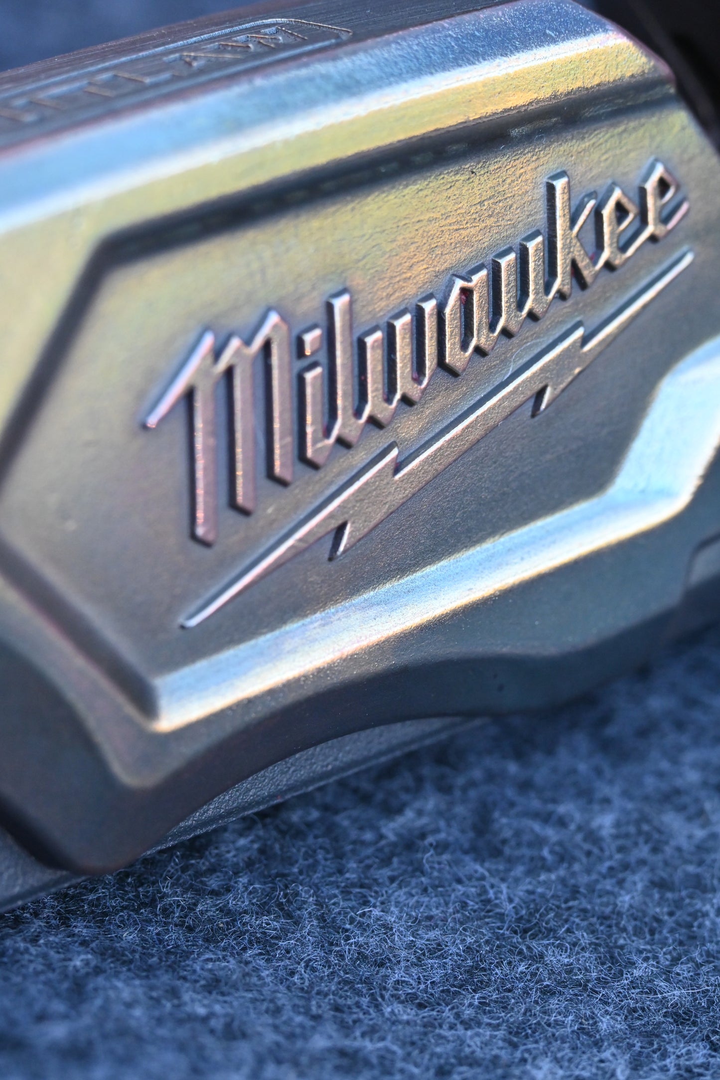 Copper Fastback Razor Handle